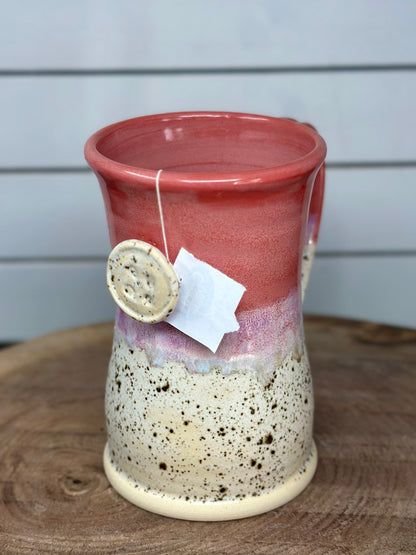 Ceramic Button Tea Mug