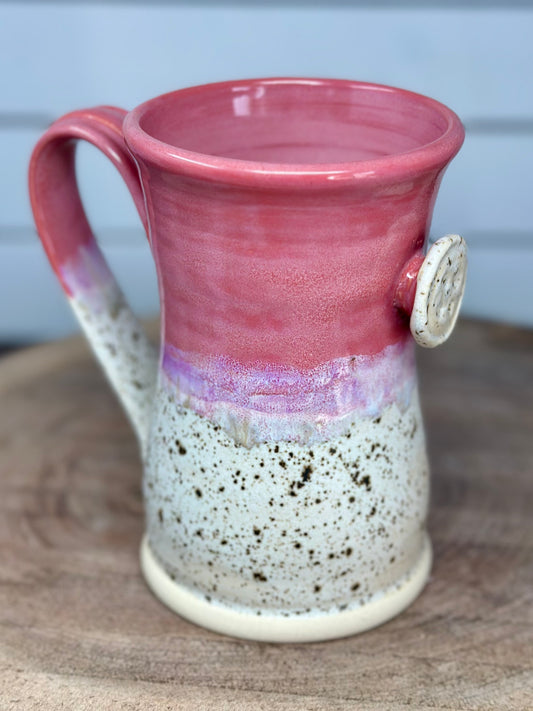 Ceramic Button Tea Mug