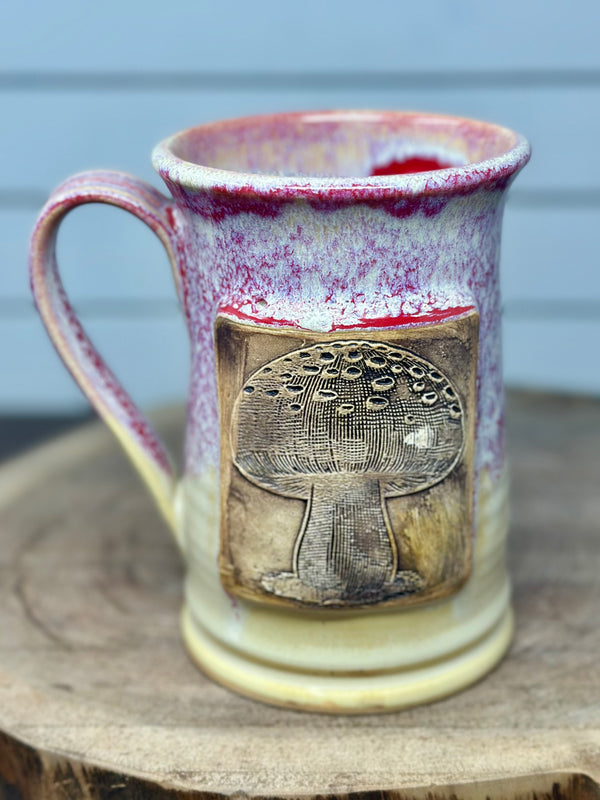 Mushroom Logo Mug in Strawberry Shortcake