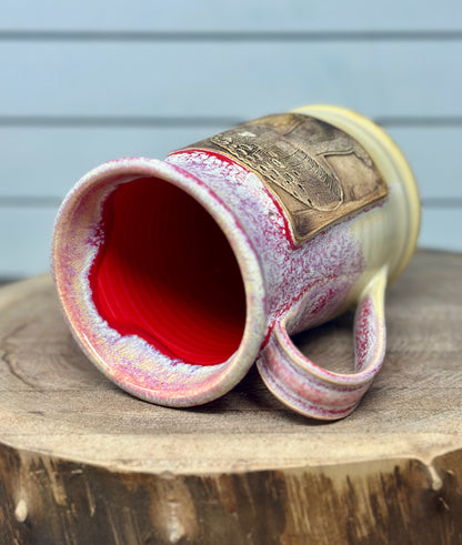 Mushroom Logo Mug in Strawberry Shortcake