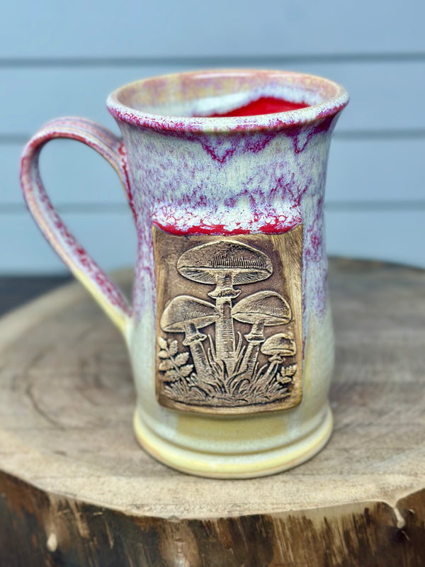 Mushroom Logo Mug in Strawberry Shortcake