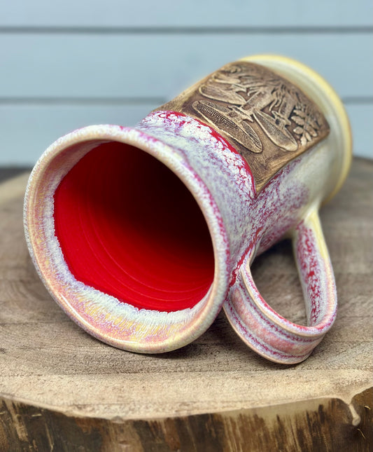 Mushroom Logo Mug in Strawberry Shortcake