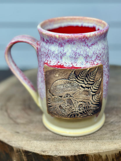 Mushroom Logo Mug in Strawberry Shortcake