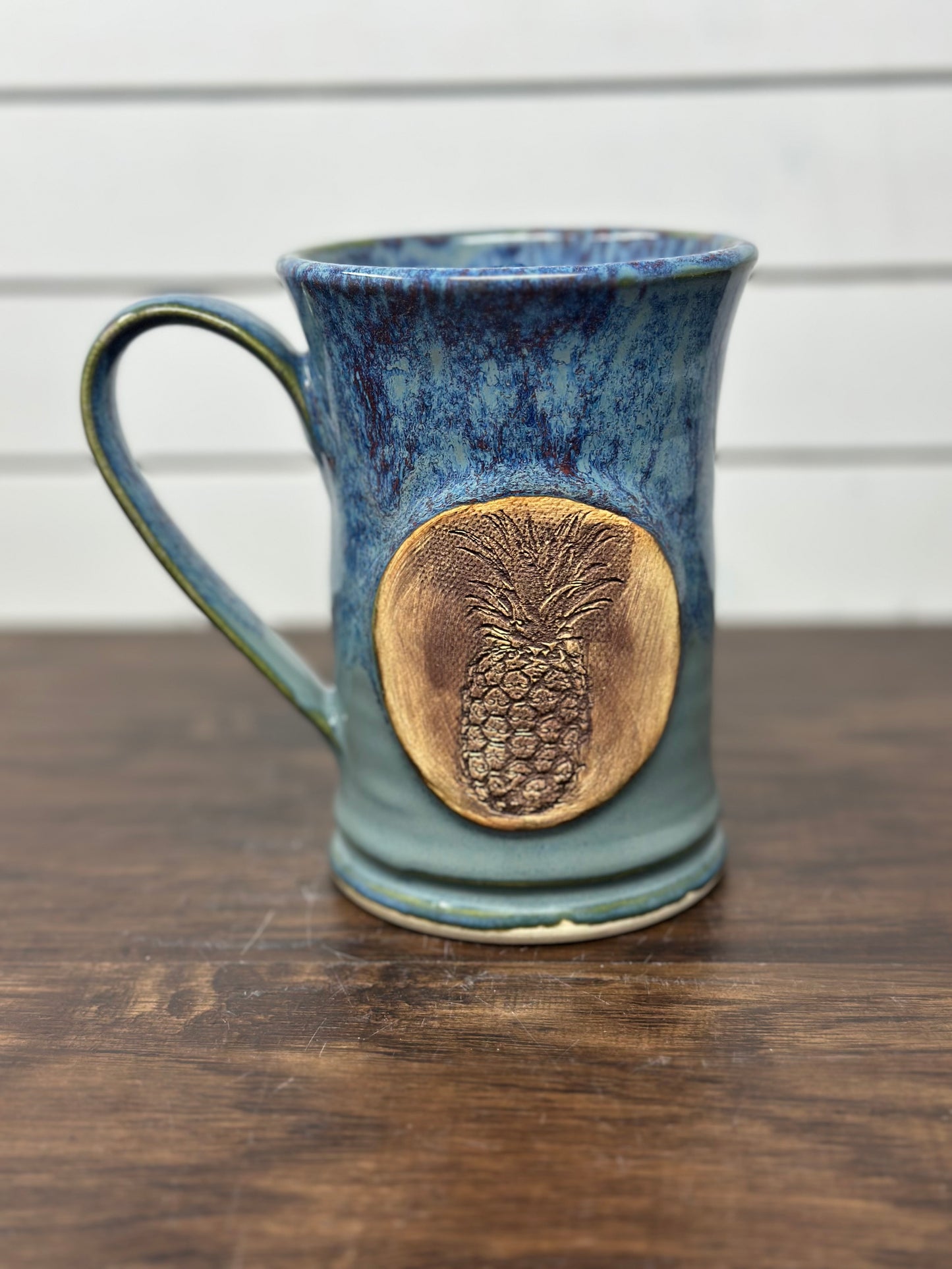 Pineapple Logo Mug - Red Sea Glaze