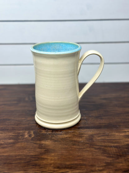 Hand Painted Fish mug with Blue Liner