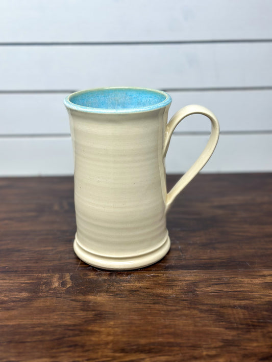 Hand Painted Fish mug with Blue Liner