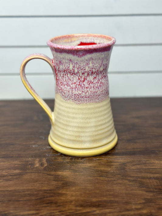 Ceramic Mug in Strawberry Shortcake Glaze