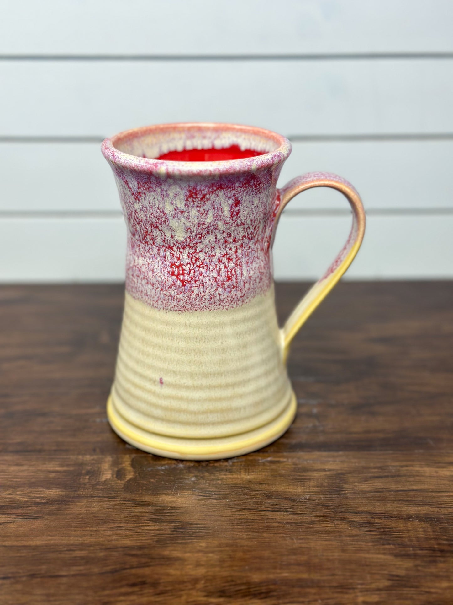 Ceramic Mug in Strawberry Shortcake Glaze