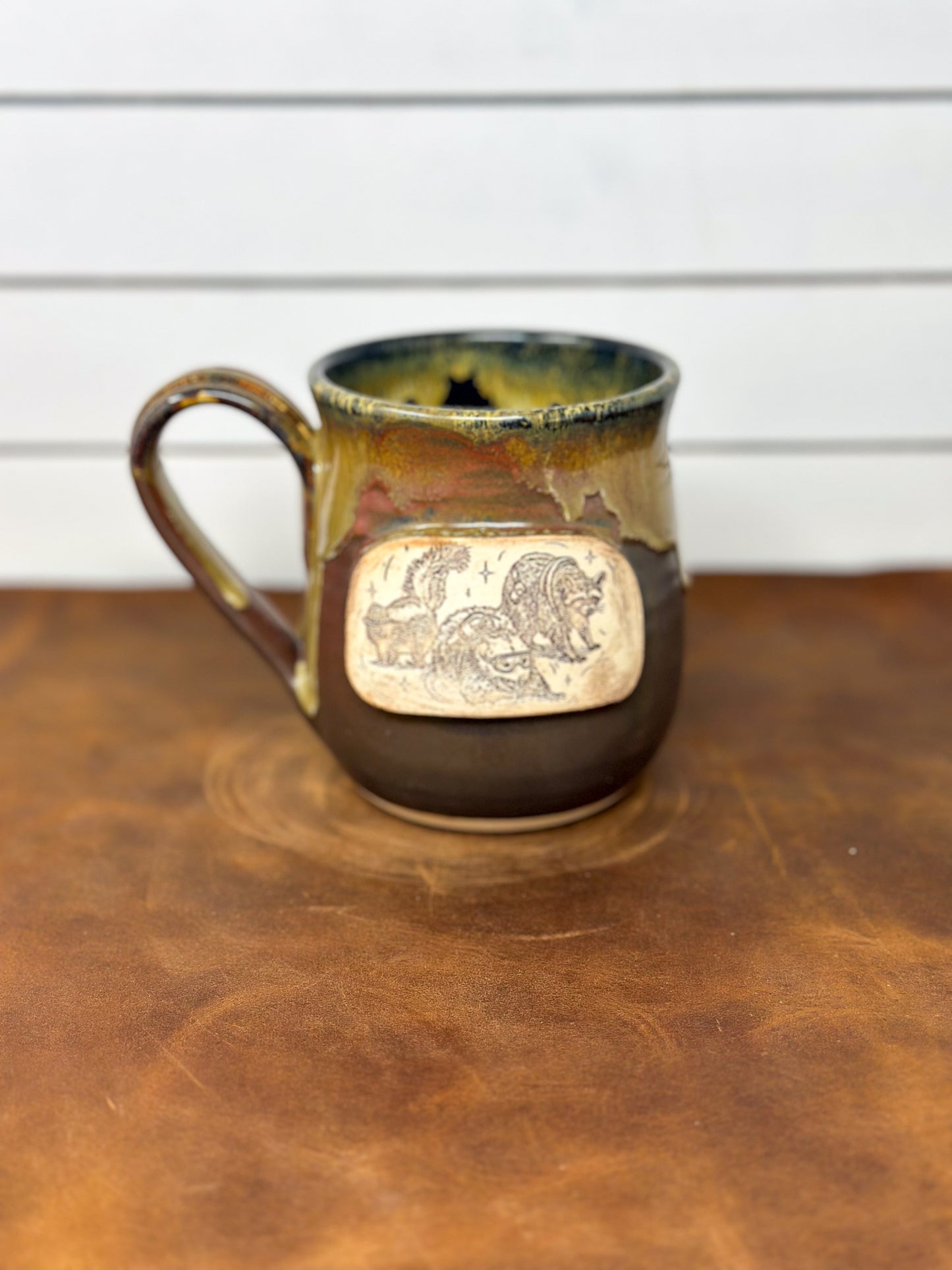 Dumpster Fire Response Team Medallion Mug