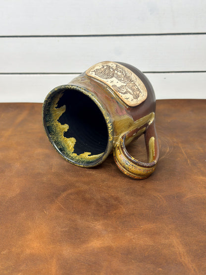 Dumpster Fire Response Team Medallion Mug