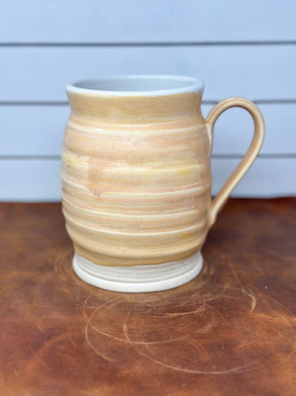 Highland Cow Medallion Ceramic Mug