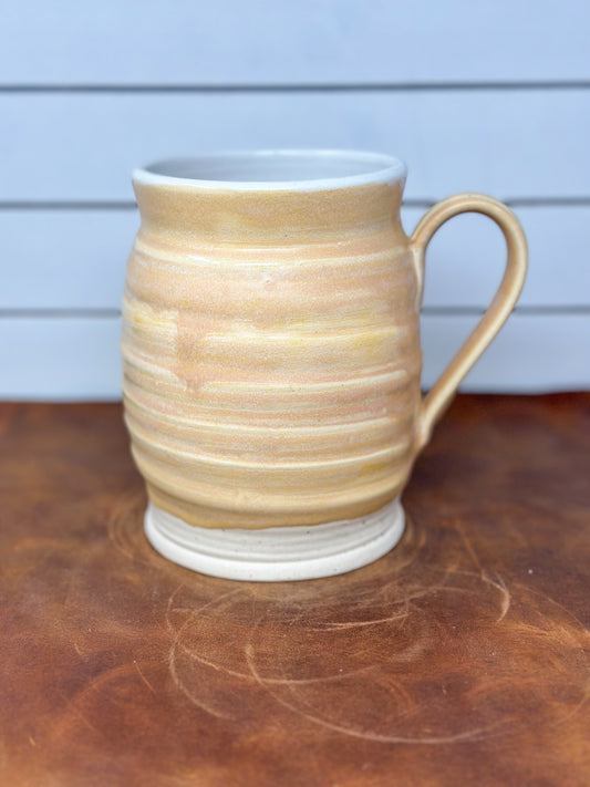 Highland Cow Medallion Ceramic Mug