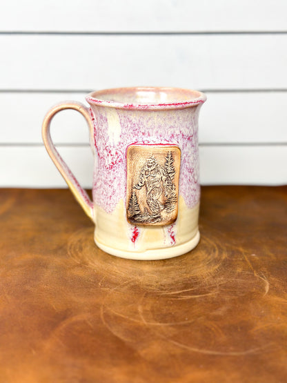 Bigfoot Mug – Speckled Pink & Cream