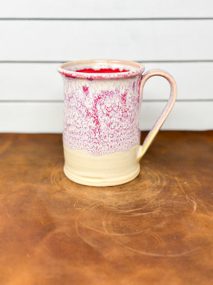 Bigfoot Mug – Speckled Pink & Cream