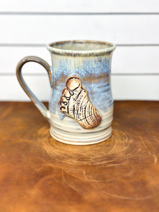 Bigfoot Footprint Medallion Mug