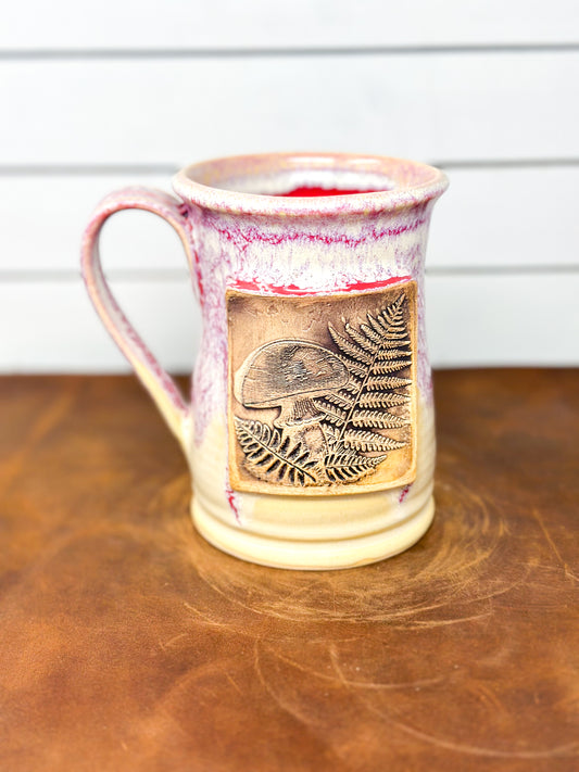 Mushroom & Fern Medallion Mug