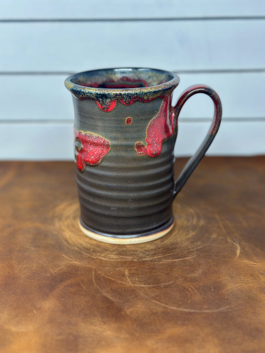 Bigfoot Footprint Lava Medallion Mug