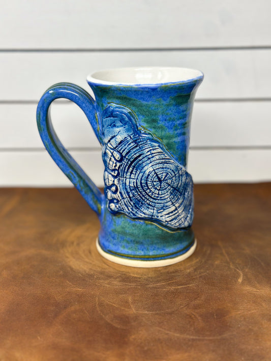 Bigfoot Footprint Medallion Mug
