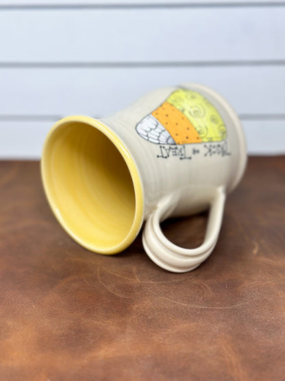 Trick or Treat Candy Corn Mug - Hand Painted
