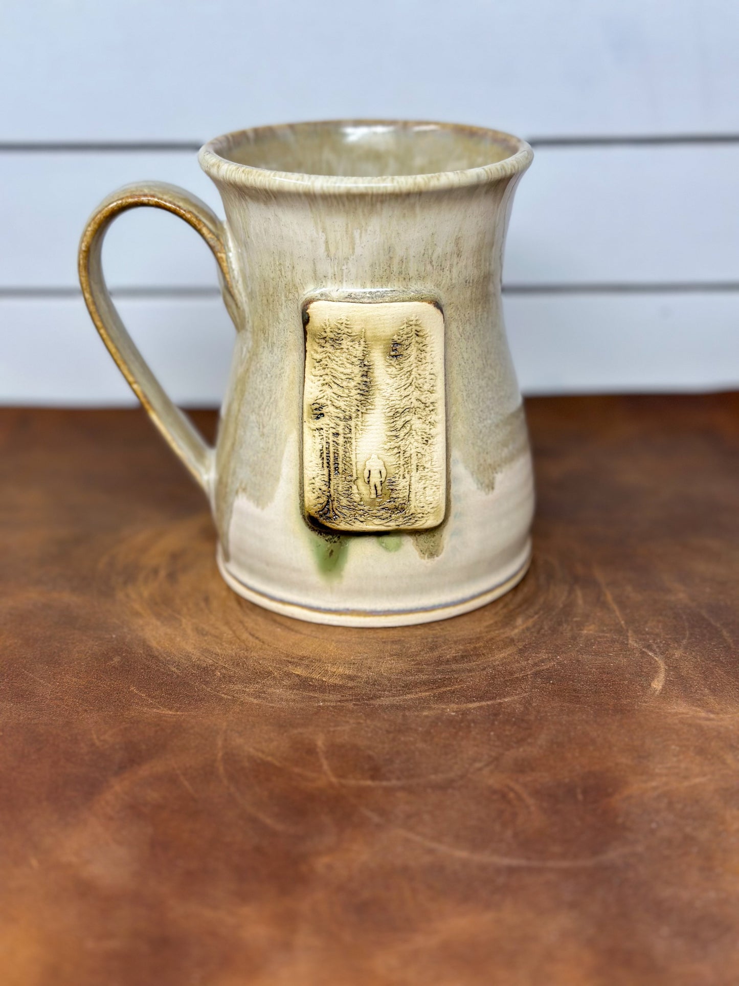 Bigfoot in the Forest Medallion Mug