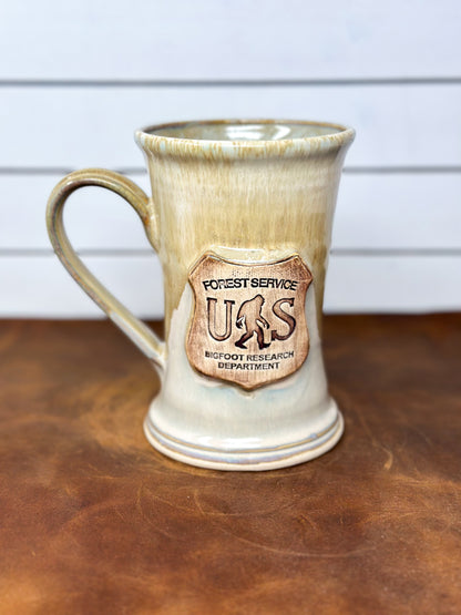 Bigfoot Research Department Medallion Mug