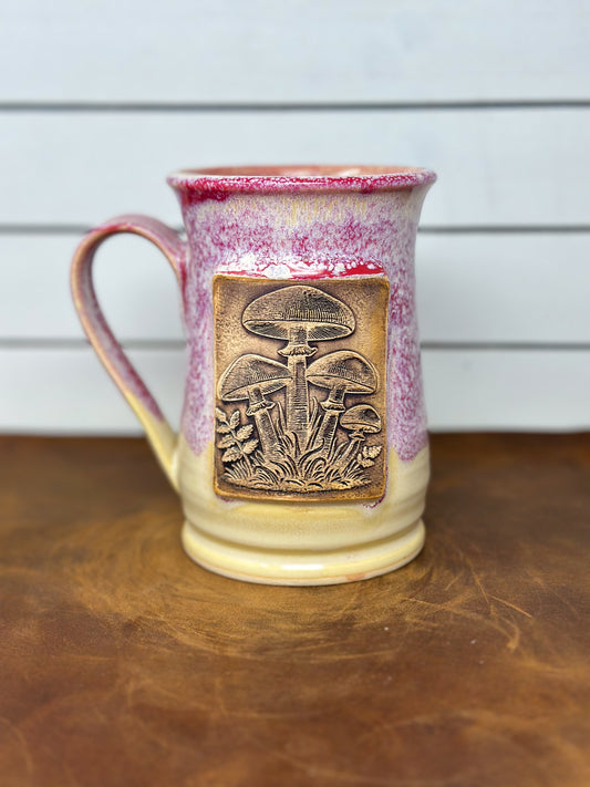 Strawberry Shortcake Mushroom Medallion Mug