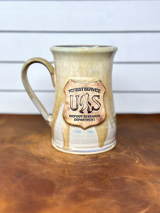 Bigfoot Research Department Medallion Mug