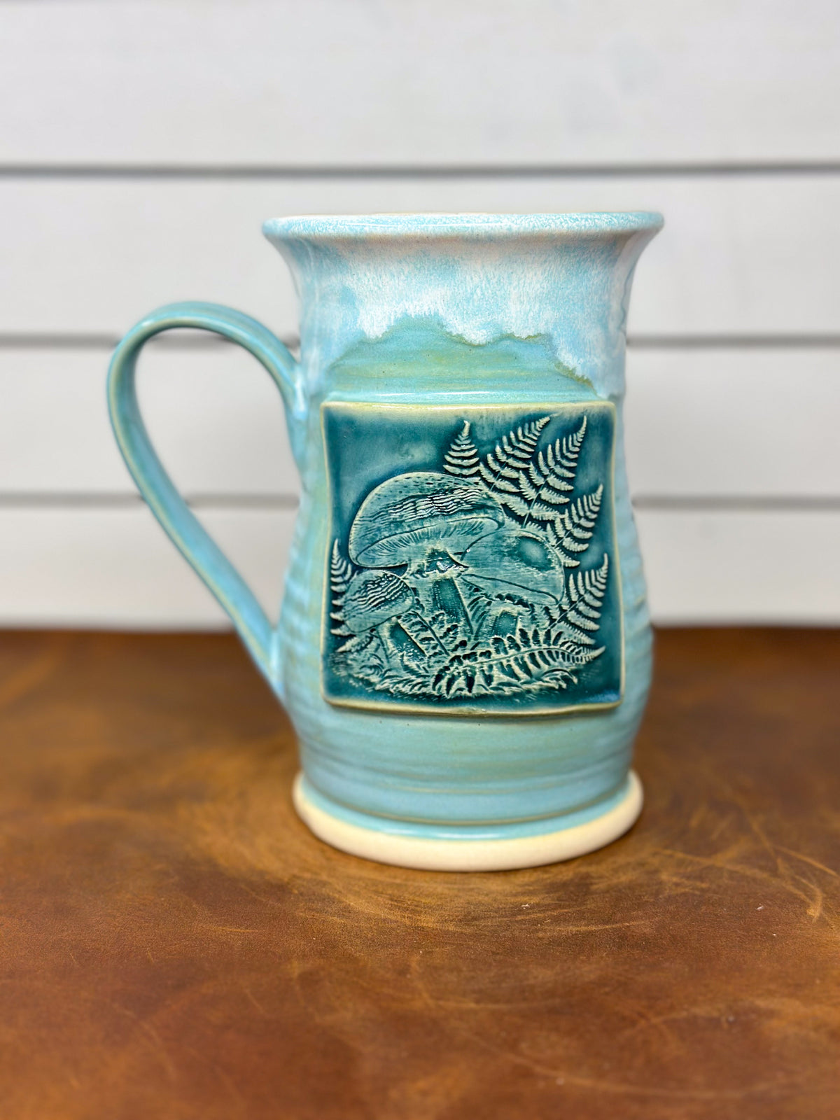Mushroom and Fern Medallion Mug