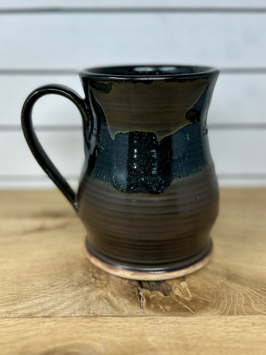Ceramic Mug in Oil Spot