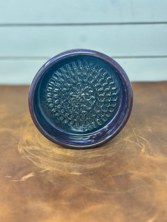 Deep Purple Ceramic Garlic Grater