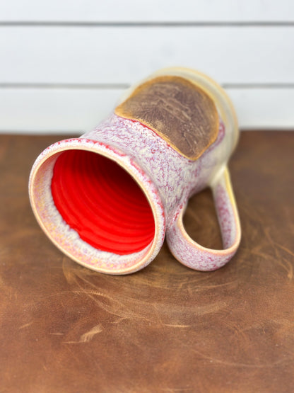 Antique Truck Medallion Mug in Strawberry Shortcake Glaze