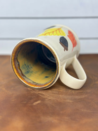 Fall Leaves and Acorns Mug