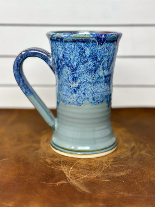 Tall Flared Red Sea Stoneware Mug