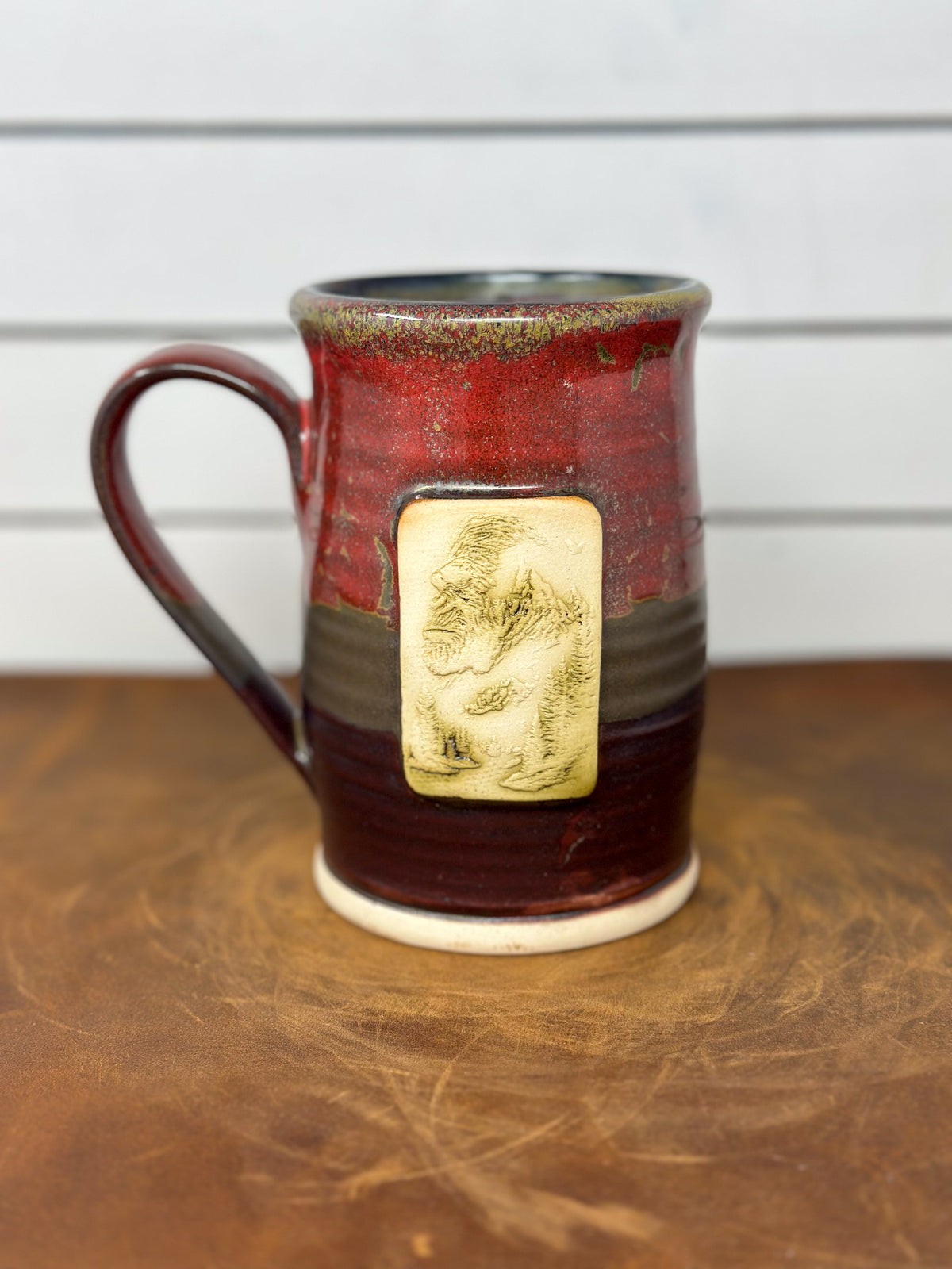 Bigfoot Lava Glaze Medallion Mug
