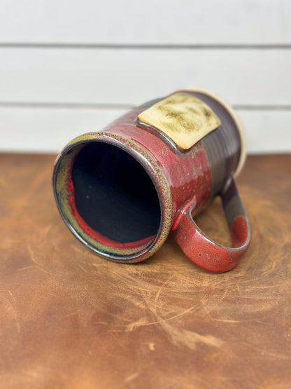 Bigfoot Lava Glaze Medallion Mug