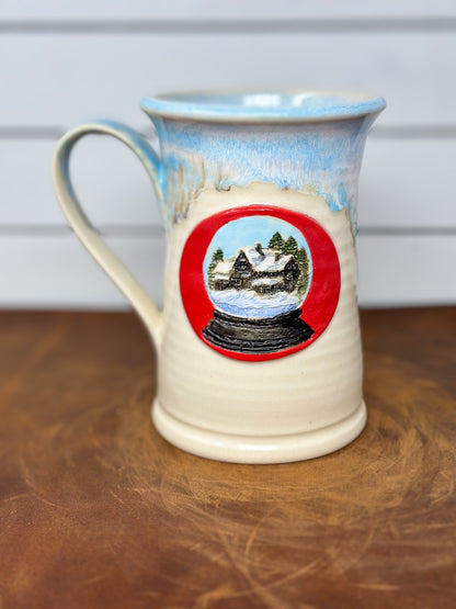 Winter Snow Globe Medallion Mug