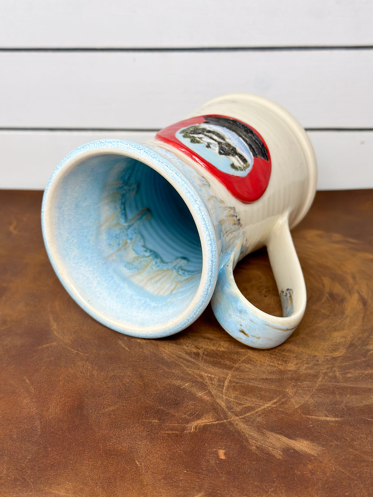 Winter Snow Globe Medallion Mug