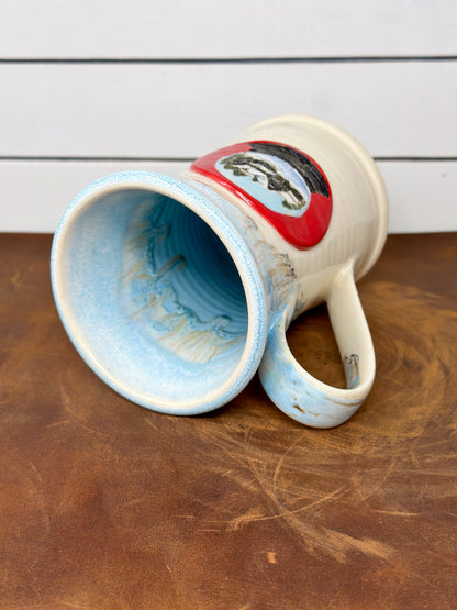 Winter Snow Globe Medallion Mug