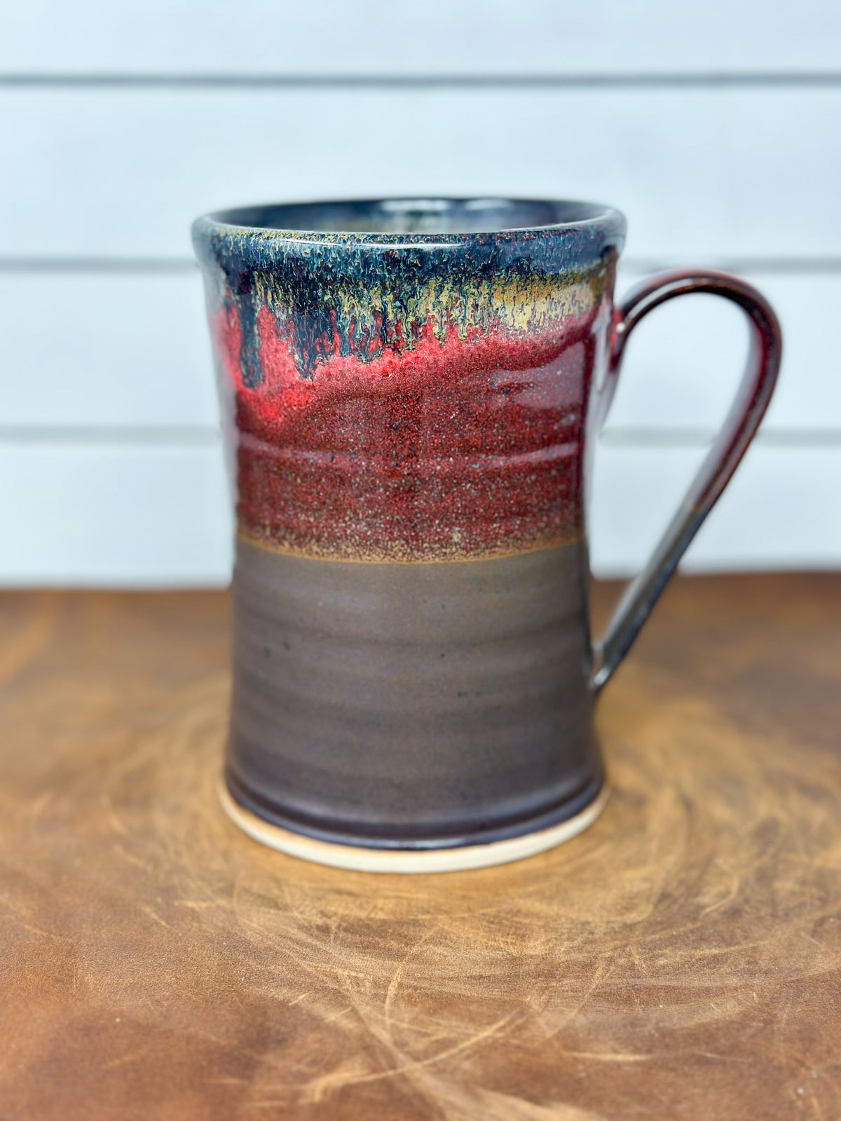 Footprint Lava Glaze Medallion Mug
