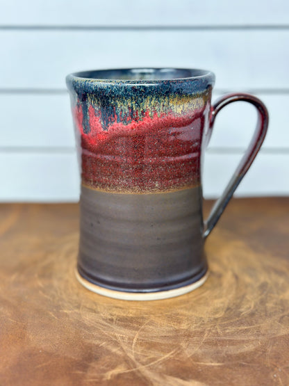 Footprint Lava Glaze Medallion Mug