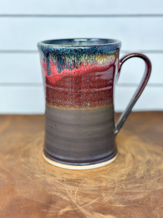 Footprint Lava Glaze Medallion Mug
