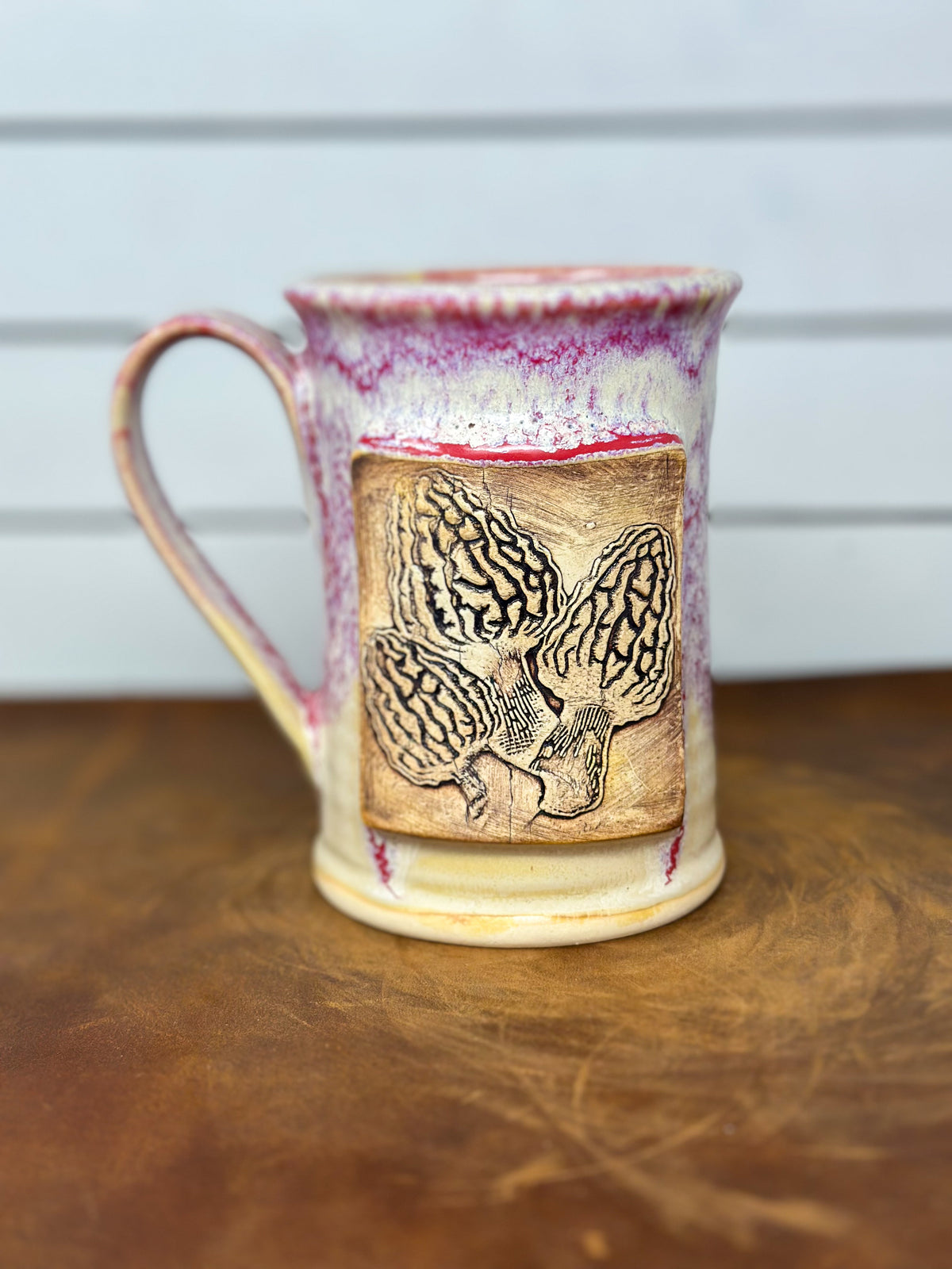 Morel Mushroom Medallion Mug