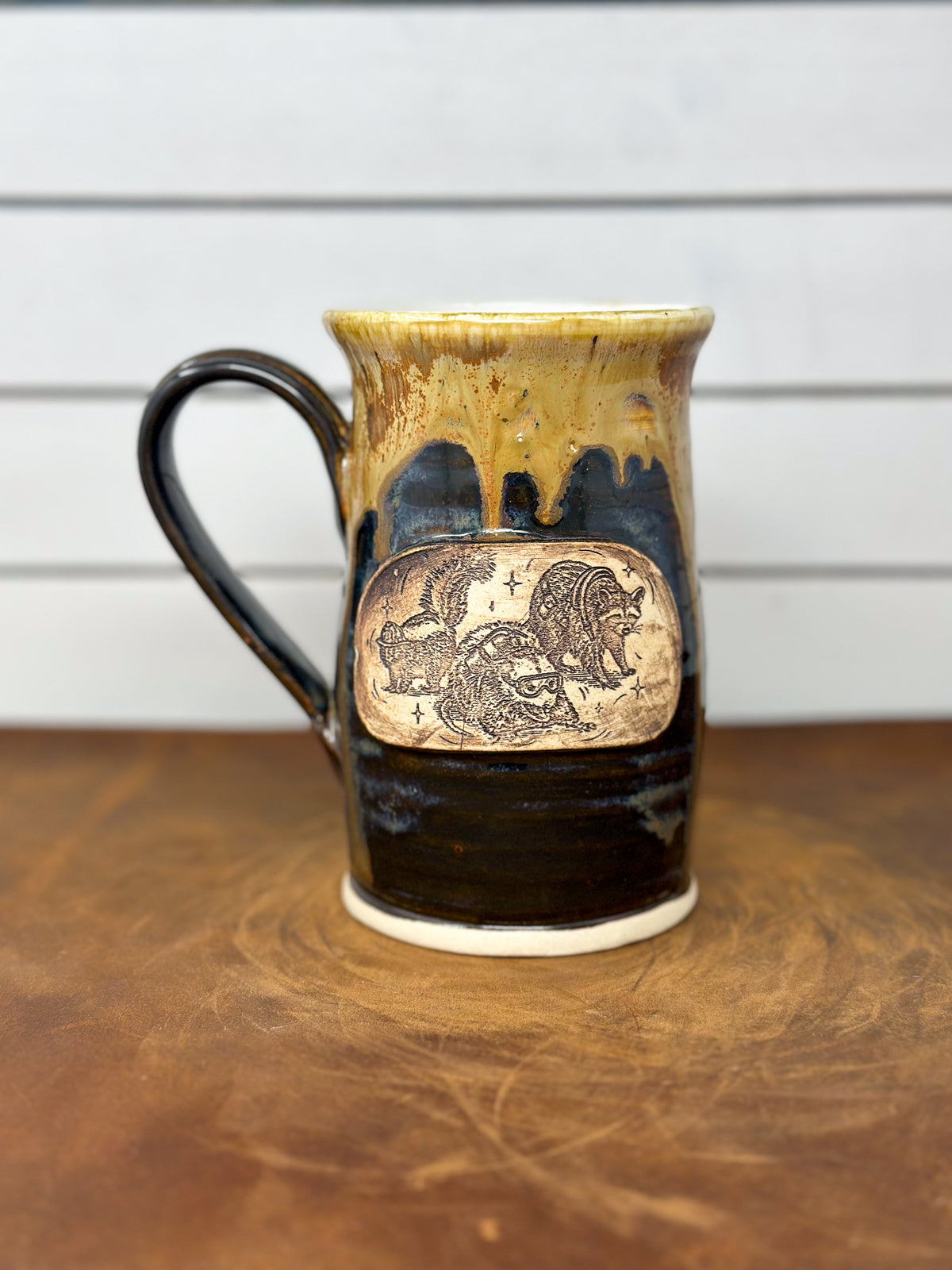 Dumpster Fire Response Team Squad Medallion Mug