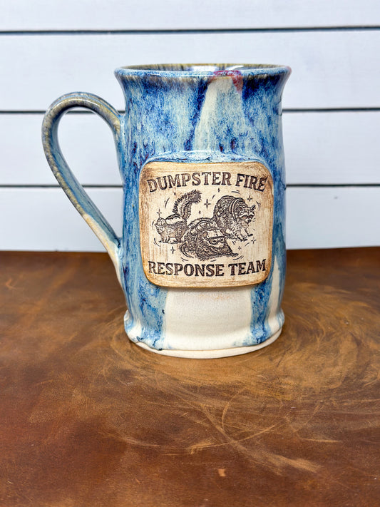 Dumpster Fire Response Team Medallion Mug