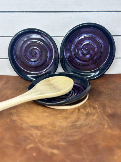 Midnight Amethyst Spoon Rest
