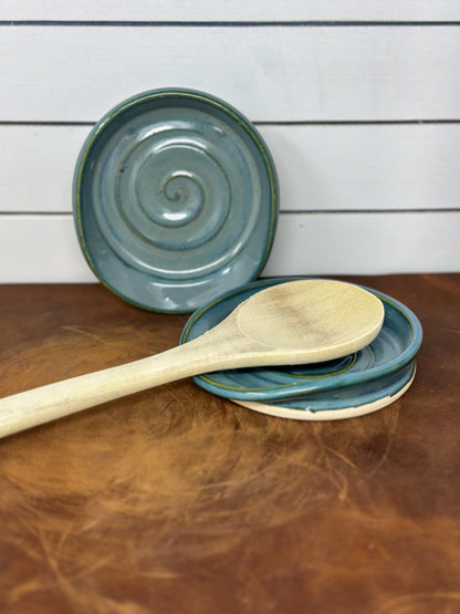 Mediterranean Blue Spoon Rest