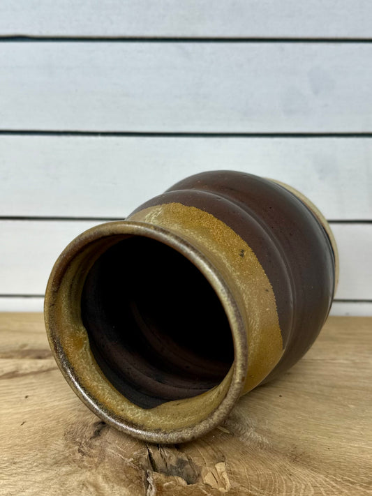 Medium Ceramic Vase - Mocha Bronze