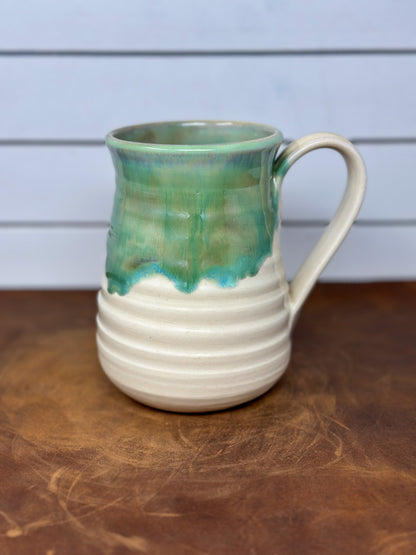 Hand-Painted Pumpkin Pottery Mug
