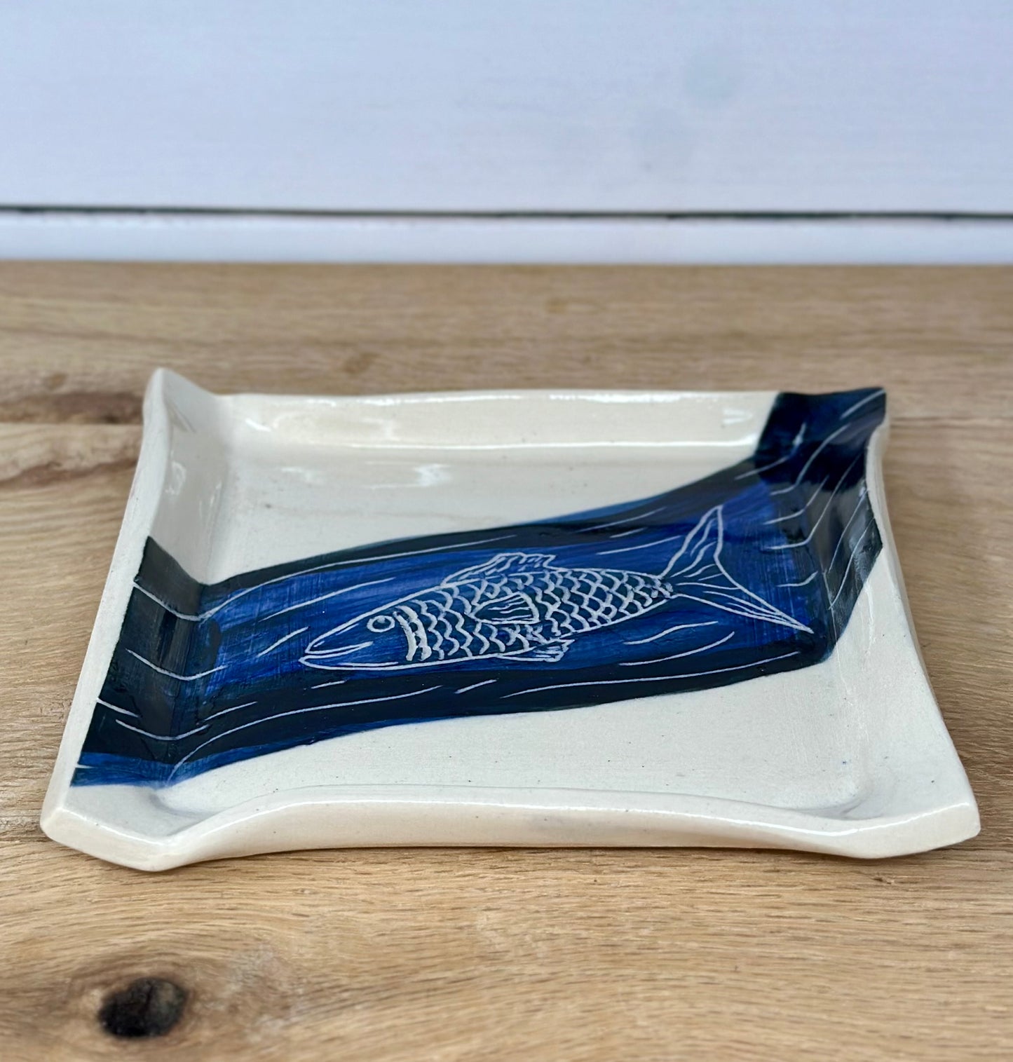 Ceramic Fish Catch-All Tray