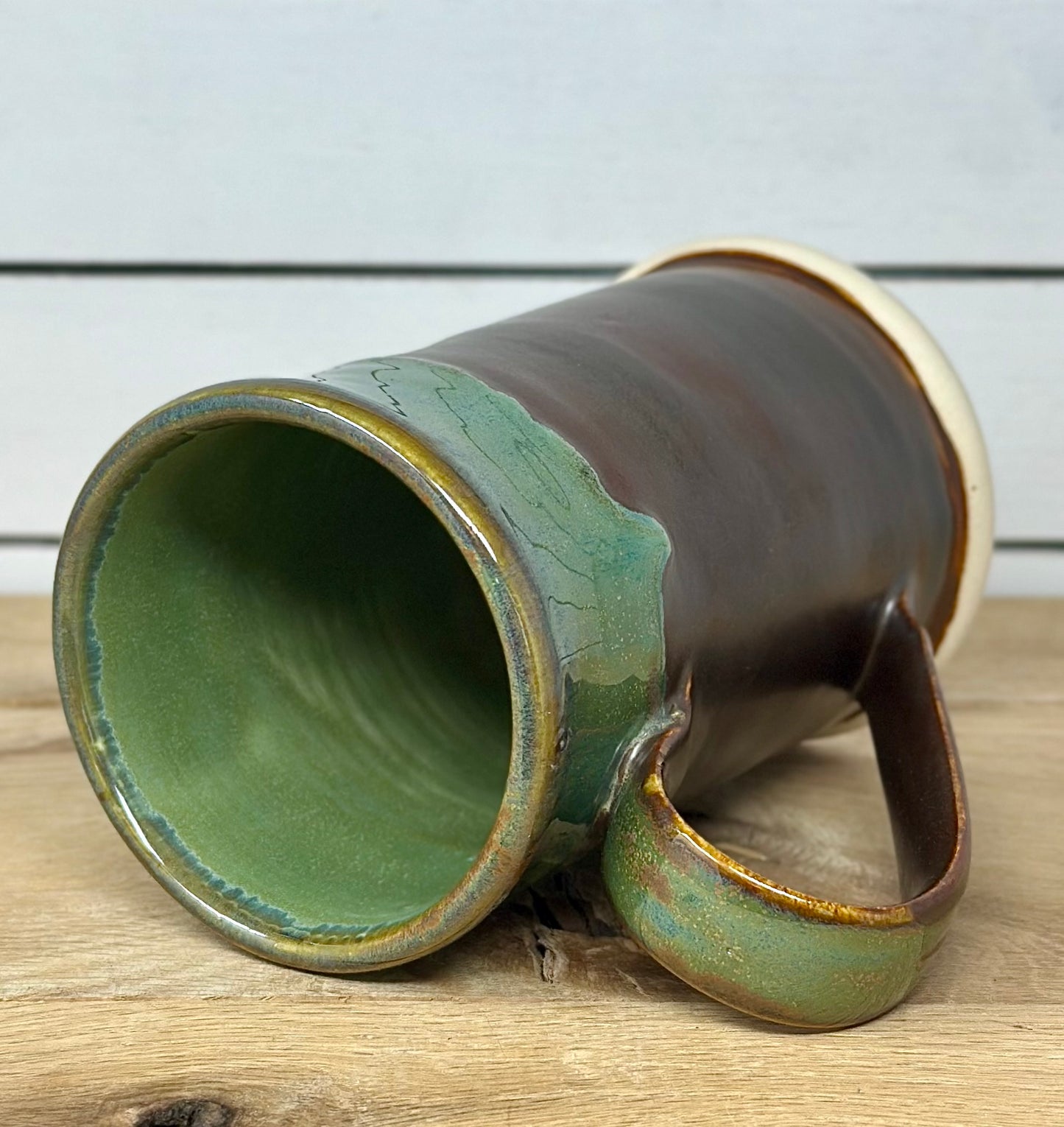 Ceramic Mug in Matcha Walnut